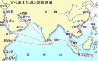 古丝绸之路的主要路线，横跨千年的商贸与文化交流之路