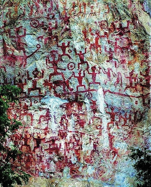 录中的文化景观遗产：迷人的花山岩画