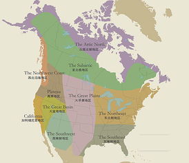 美洲原住民文明分布图高清