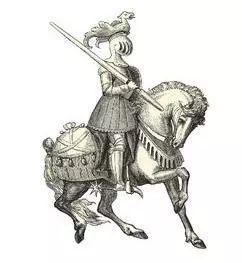在中世纪，欧洲骑士的身份是