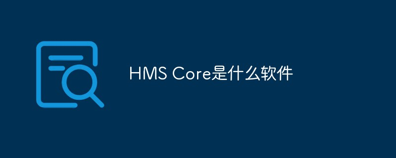 HMS Core是什么软件